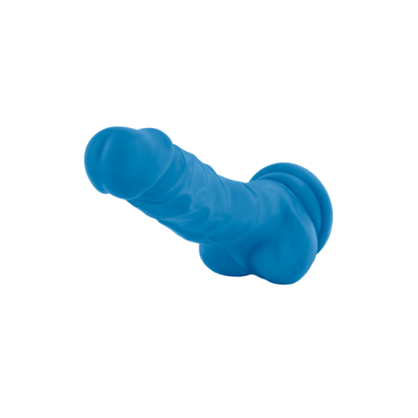 Cock w/ Balls - Neon Blue (7.5”) - Image 2