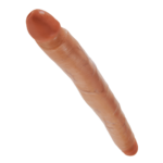 12in Double Dildo - Slim (Tan)