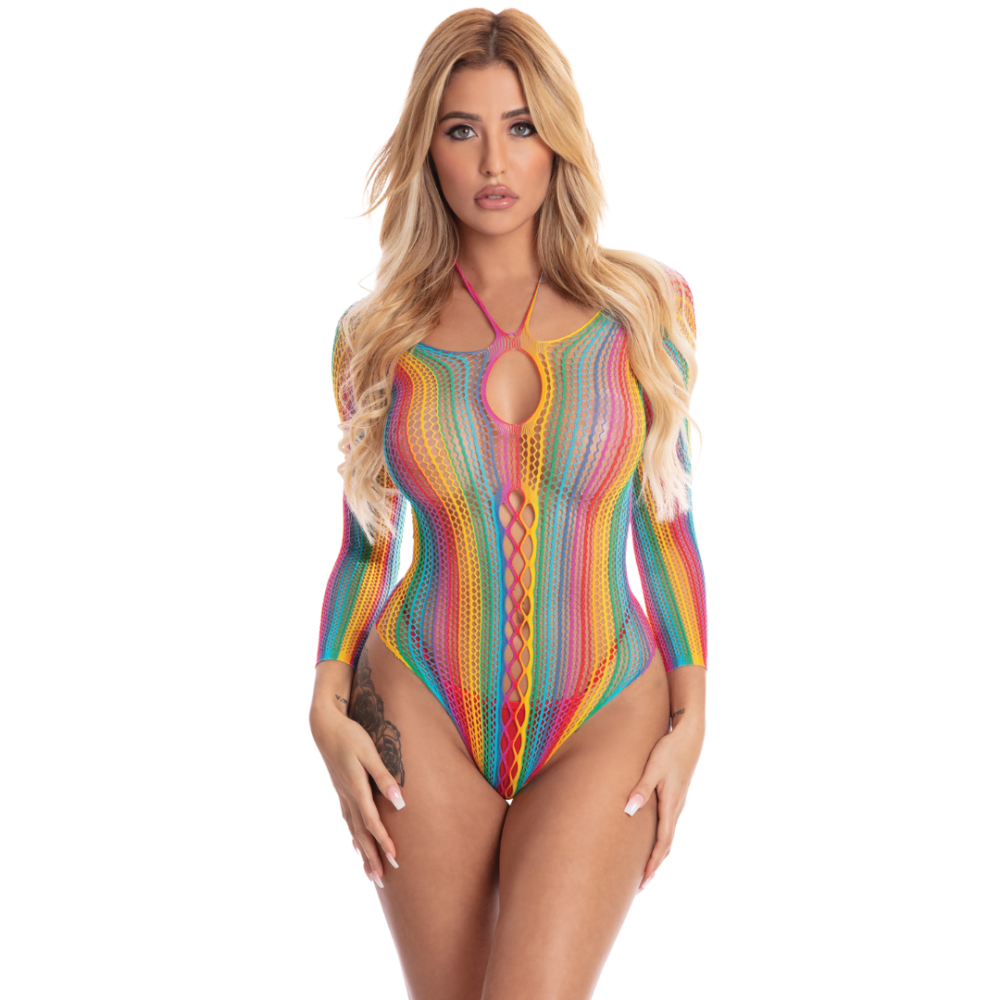 Multi-Color Long Sleeve Bodysuit